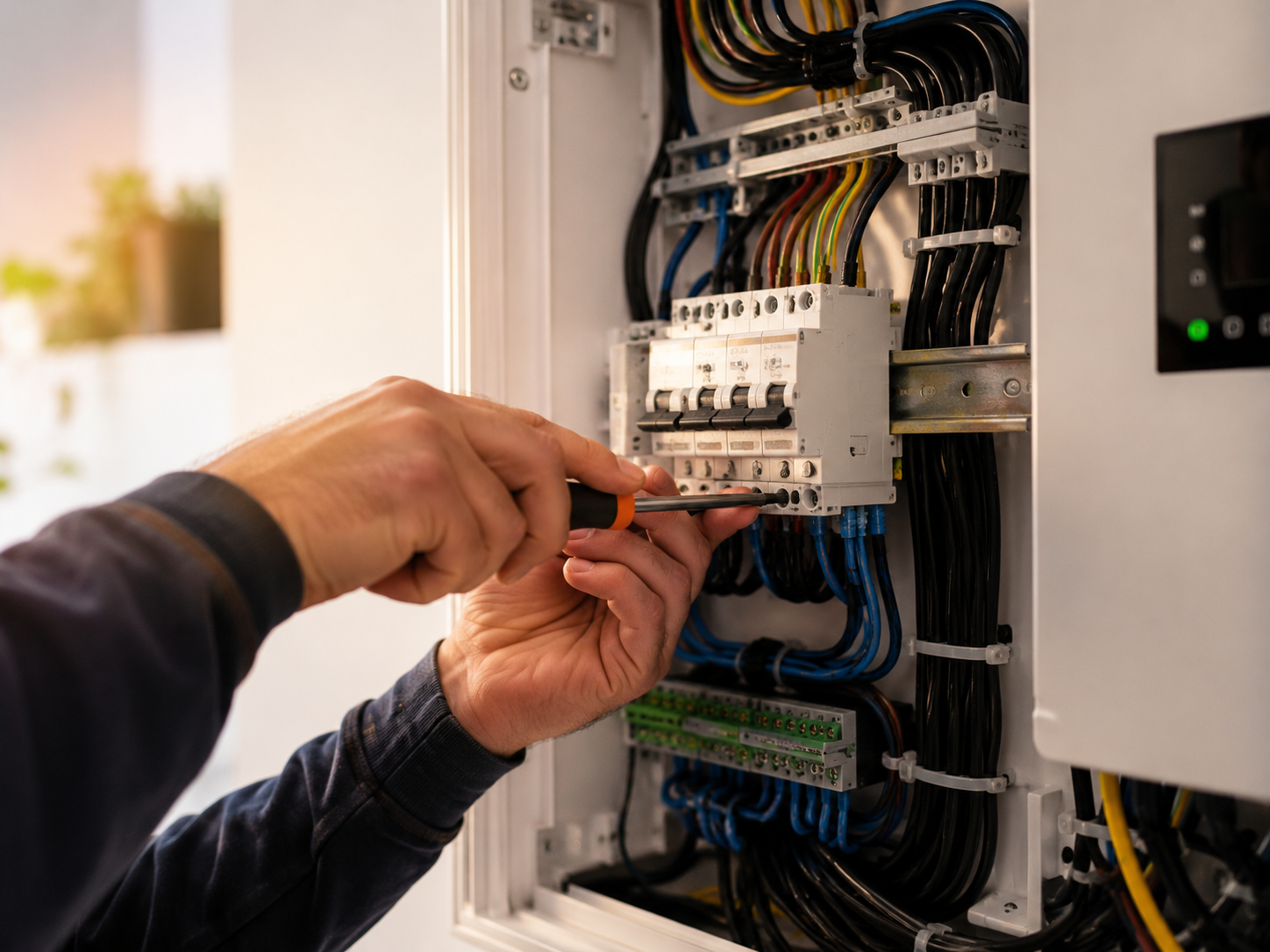 The Van Kapp Electrical team on-site in Pretoria